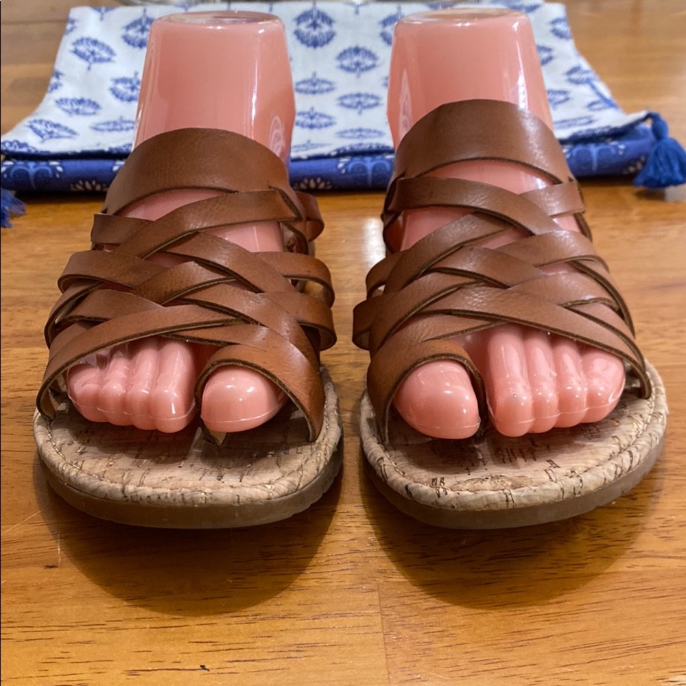 Kork-Ease Tan Leather Sandals